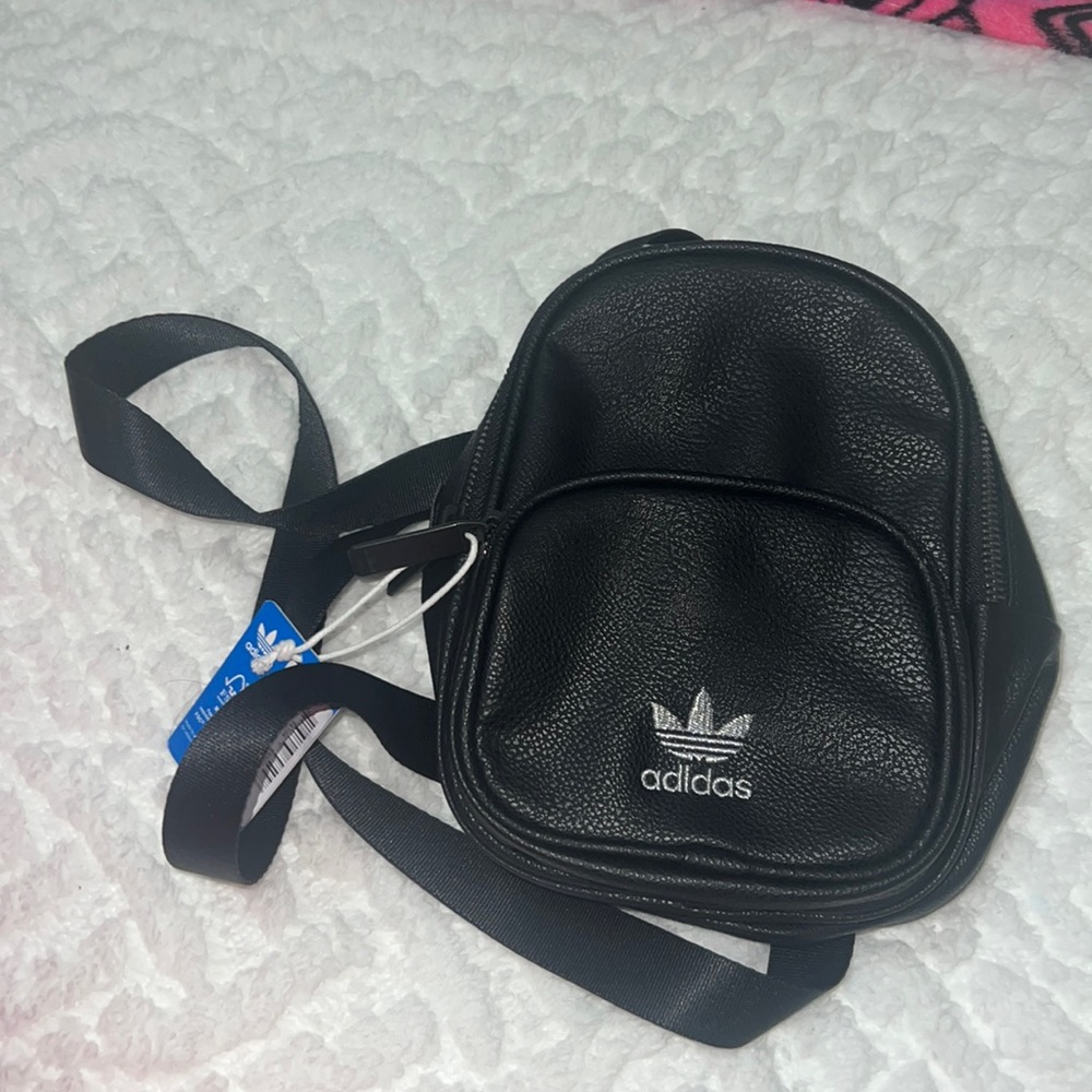 adidas Black Mini Backpack Crossbody Bag